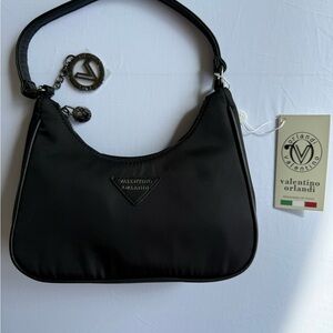 Valentino Orlandi Black Shoulder Bag